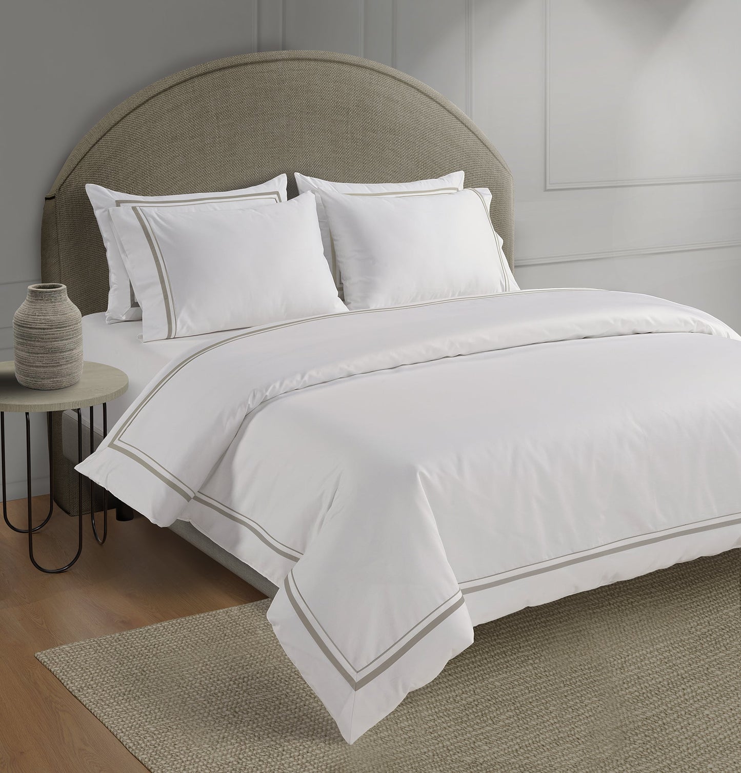 Obelya Royalton Lux Duvet Cover – Egyptian Cotton 800TC Mink