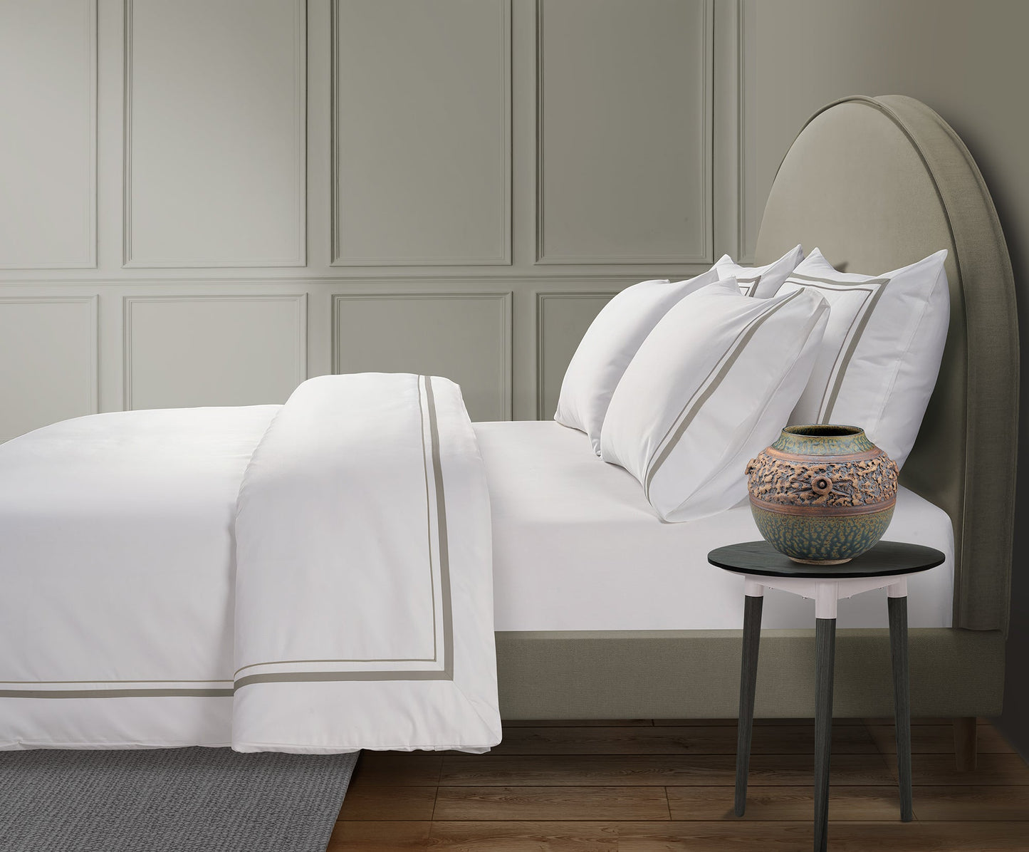 Obelya Royalton Lux Duvet Cover – Egyptian Cotton 800TC Mink