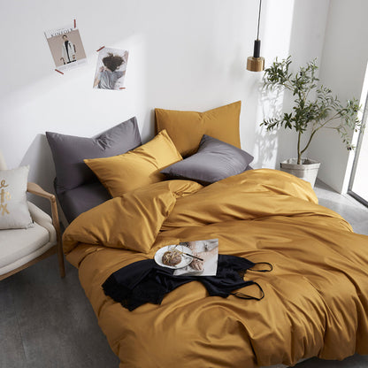 Obelya Premium Duvet Cover Set with Shams – Egyptian Cotton 600TC
