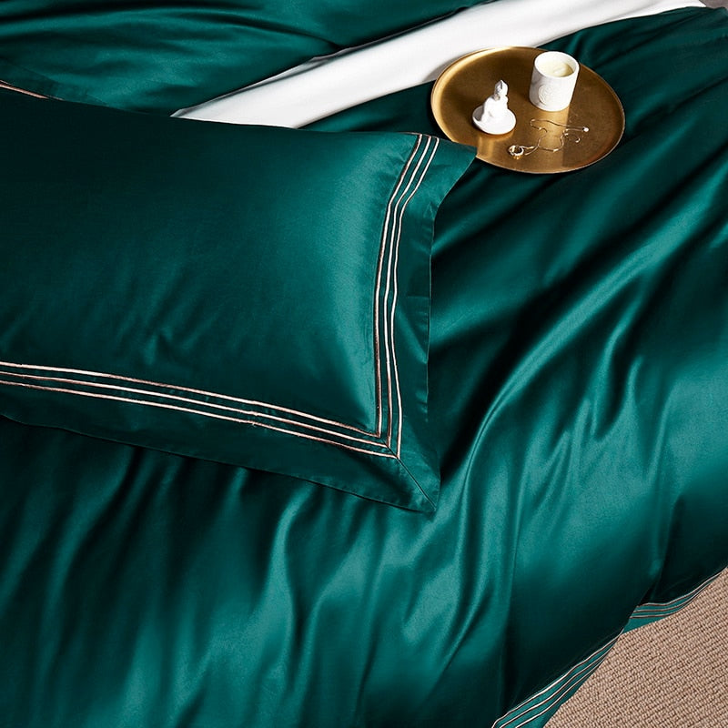 Obelya Duvet Cover Set with Pillowcases – Egyptian Cotton