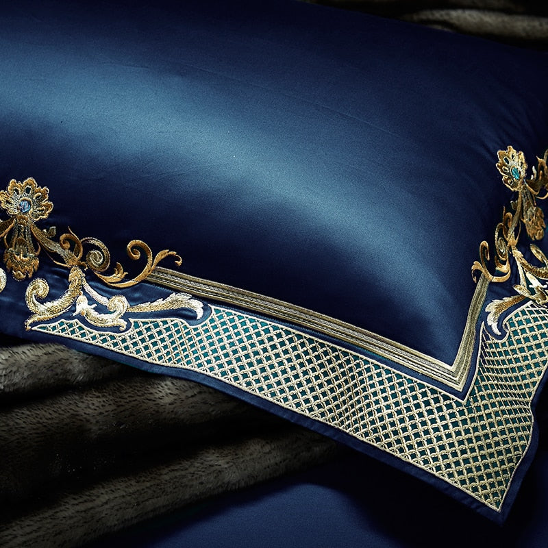 obelya Duvet Cover Set with Shams – Egyptian Cotton 1000TC