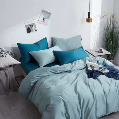 Obelya Premium Duvet Cover Set with Shams – Egyptian Cotton 600TC