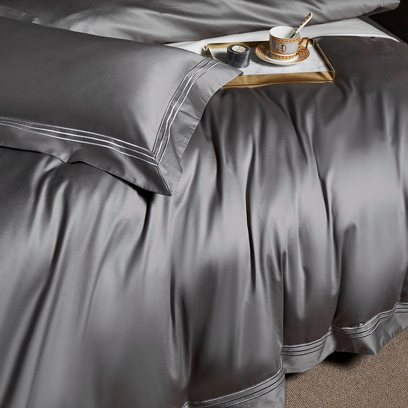 Obelya Duvet Cover Set with Pillowcases – Egyptian Cotton