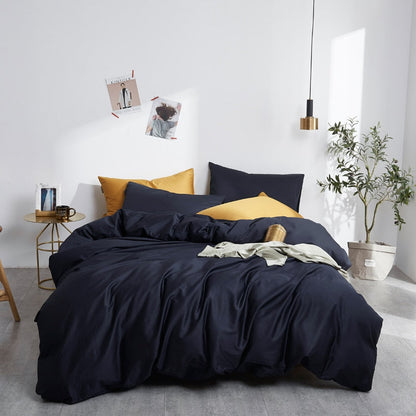 Obelya Premium Duvet Cover Set with Shams – Egyptian Cotton 600TC