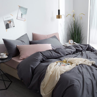 Obelya Premium Duvet Cover Set with Shams – Egyptian Cotton 600TC