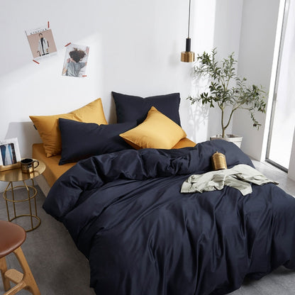 Obelya Premium Duvet Cover Set with Shams – Egyptian Cotton 600TC