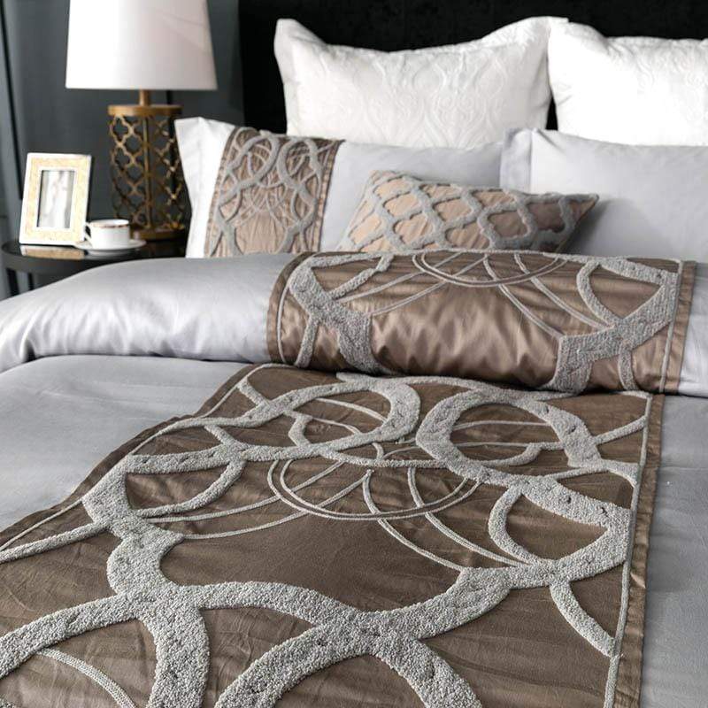 Obelya Grey Duvet Cover Set – Long-Staple Sateen Cotton