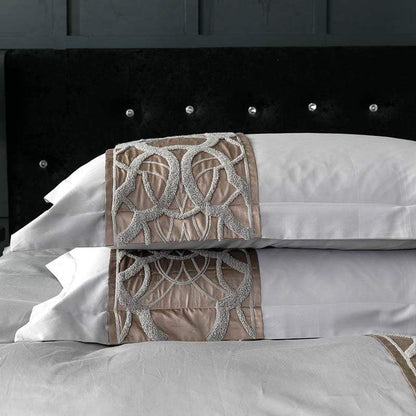 Obelya Grey Duvet Cover Set – Long-Staple Sateen Cotton