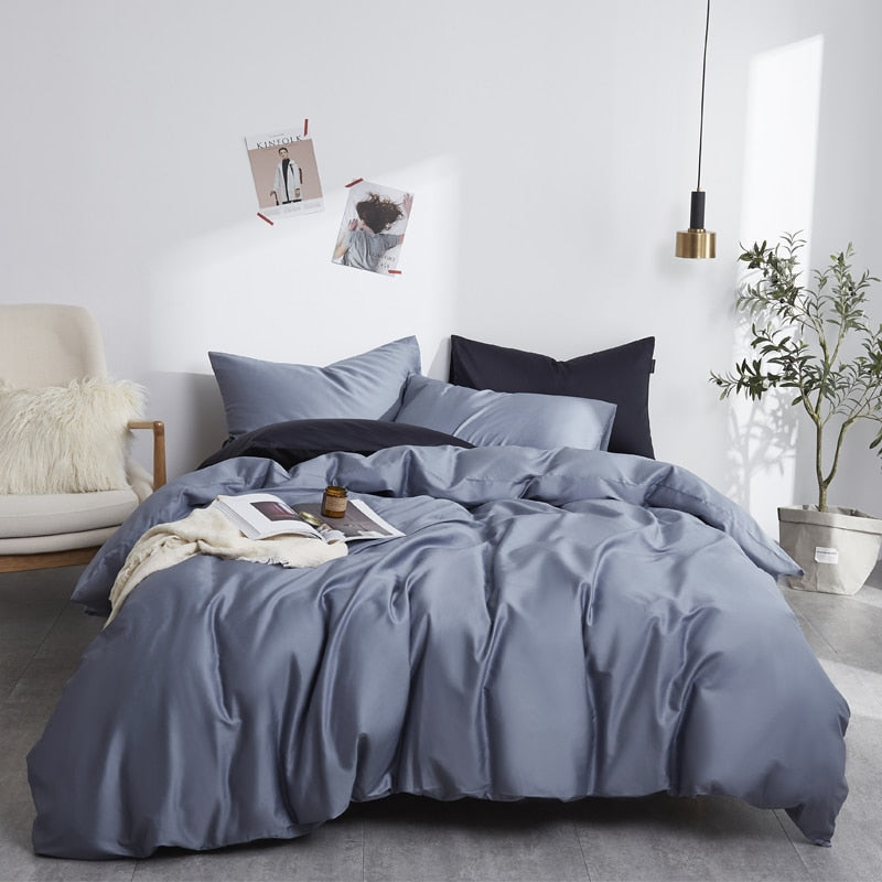 Obelya Premium Duvet Cover Set with Shams – Egyptian Cotton 600TC