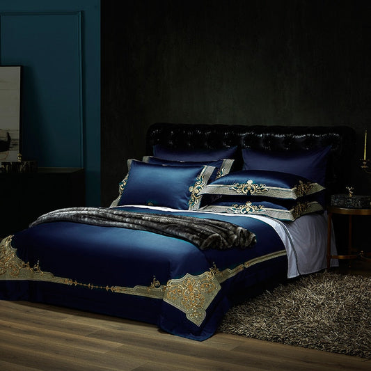 obelya Duvet Cover Set with Shams – Egyptian Cotton 1000TC