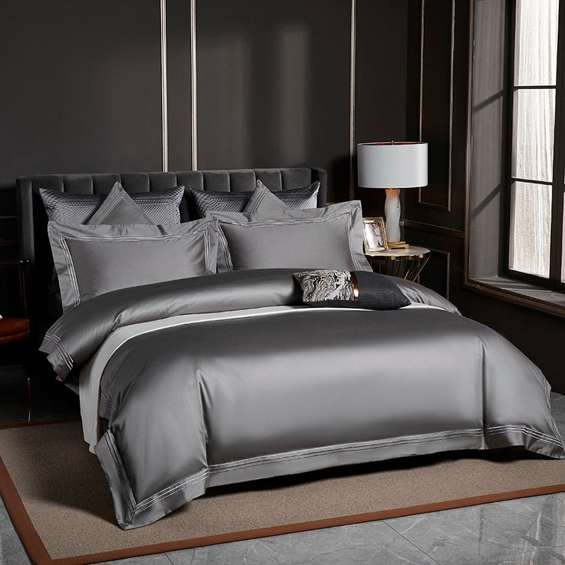 Obelya Duvet Cover Set with Pillowcases – Egyptian Cotton