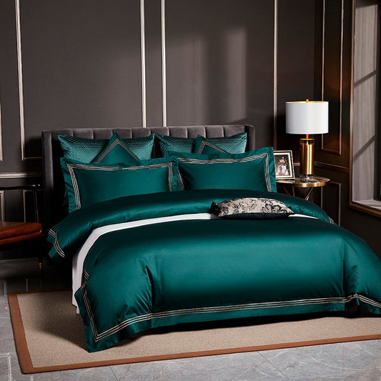 Obelya Duvet Cover Set with Pillowcases – Egyptian Cotton