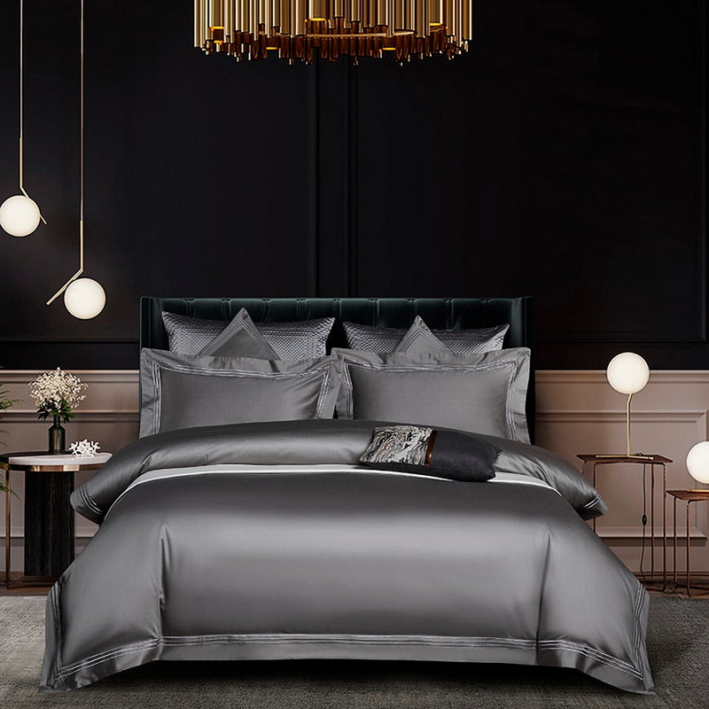 Obelya Duvet Cover Set with Pillowcases – Egyptian Cotton