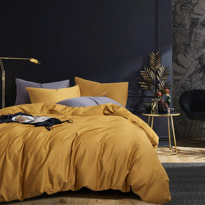 Obelya Premium Duvet Cover Set with Shams – Egyptian Cotton 600TC