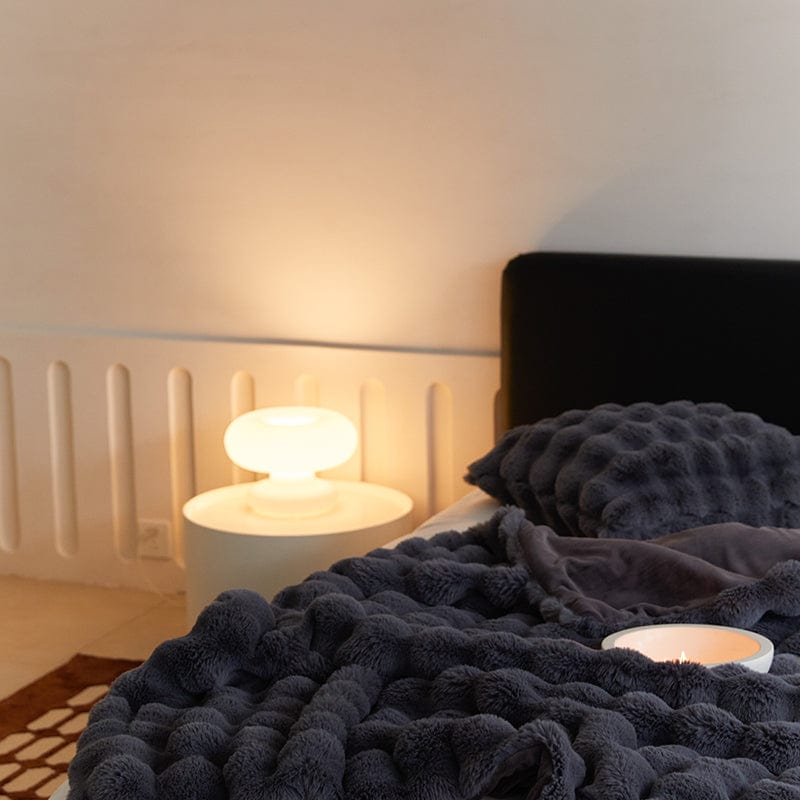 Obelya Faux Fur Rabbit Blanket Throw