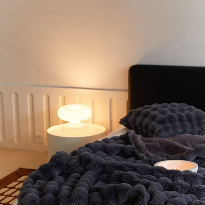 Obelya Faux Fur Rabbit Blanket Throw