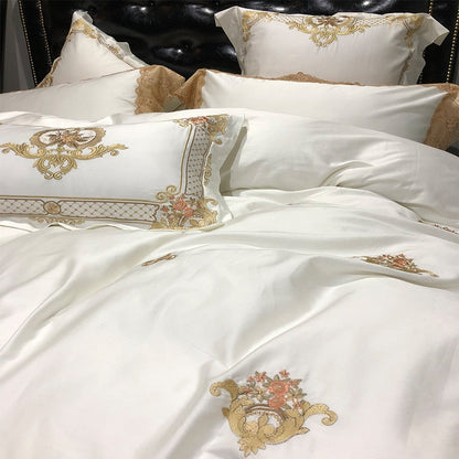 Obelya Golden Duvet Cover & Shams – Egyptian Cotton 600TC