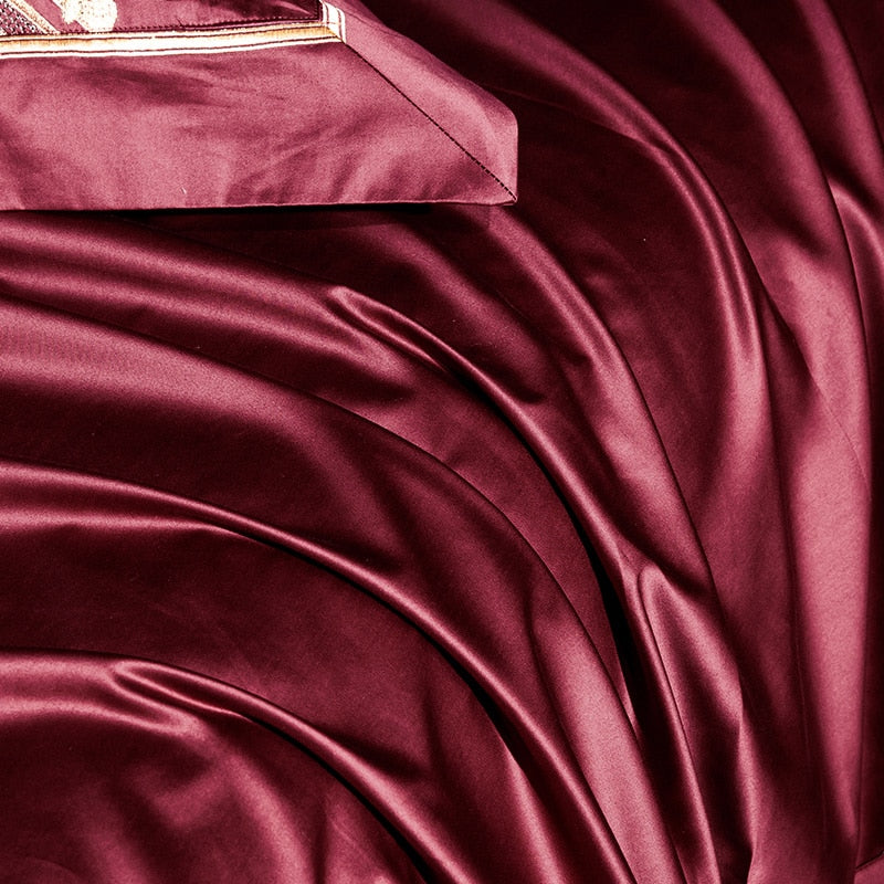 Obelya Eliza Duvet Cover Set with Shams – Egyptian Cotton 1000TC