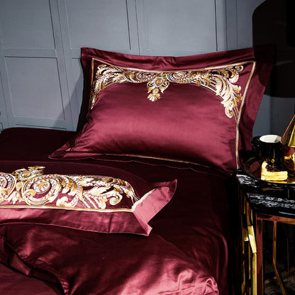 Obelya Eliza Duvet Cover Set with Shams – Egyptian Cotton 1000TC