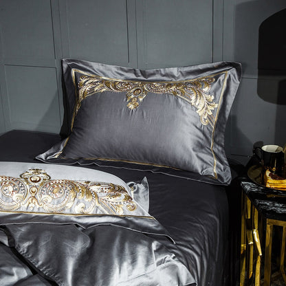 Obelya Eliza Duvet Cover Set with Shams – Egyptian Cotton 1000TC