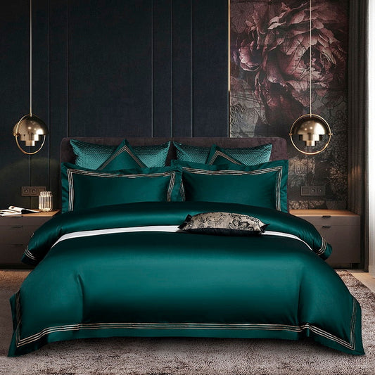 Obelya Duvet Cover Set with Pillowcases – Egyptian Cotton